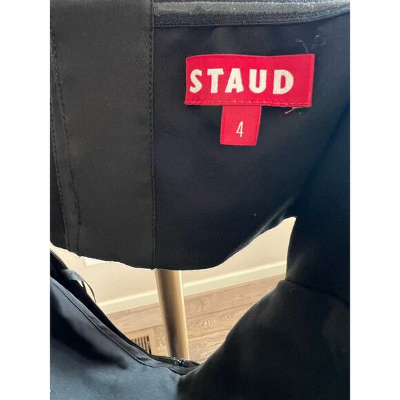Staud Wayfaring Dress New With Tags Size 4 Black - Picture 8 of 8